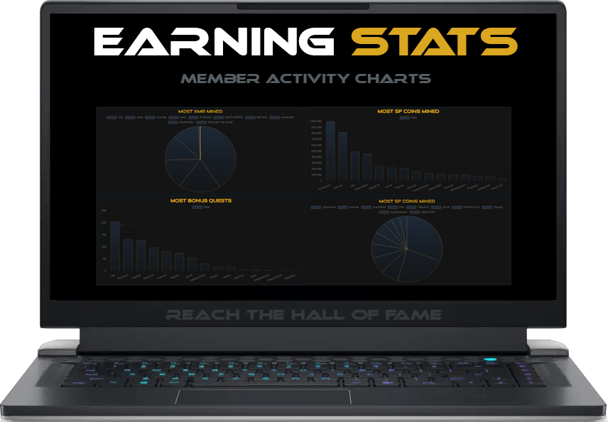 Earning Statistic Dashboards